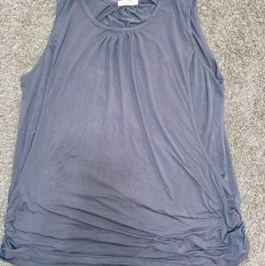 Smallshow Gray Maternity Nursing Tank Top XL